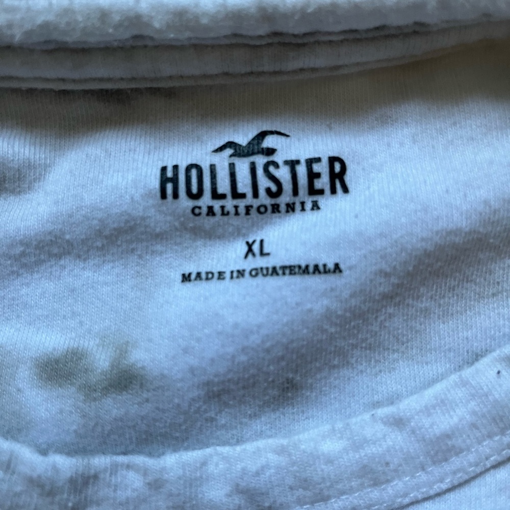 Hollister White Tie-Dye Long Sleeve - Picture 4 of 5